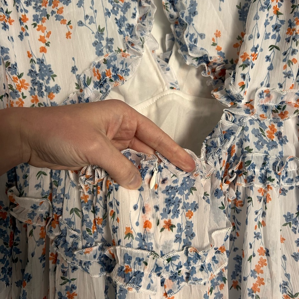 Floral Ruffle Dress - Picture 3 of 4